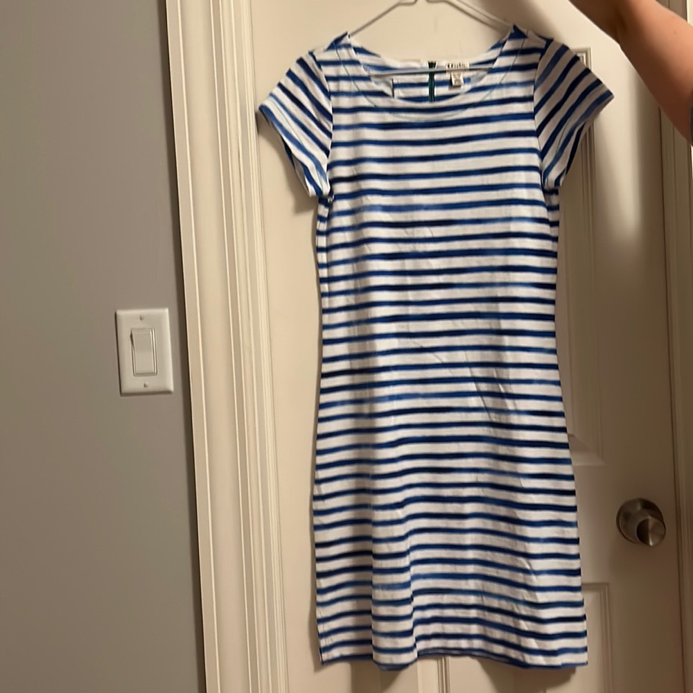 Hatley Dress, XS, Blue and White Stripe